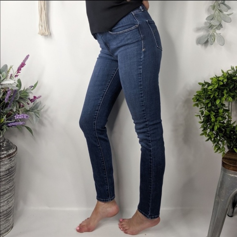 LEVIS Jeans Mid Rise Skinny Medium Wash 0614 - Picture 7 of 8